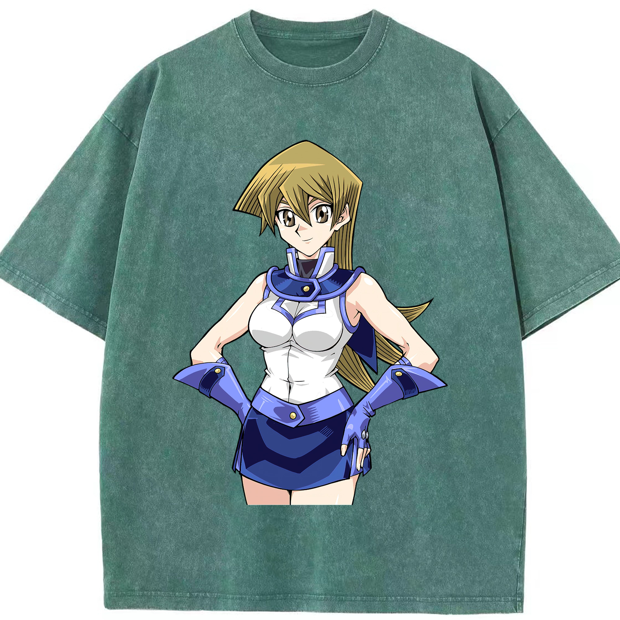 （画像用） 遊☆戯☆王 Yu-Gi-Oh! 綿100% ヴィンテージ風 半袖Tシャツ（フロントプリント）